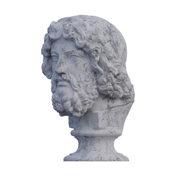 recommend clip art: Zeus  statue, 3d renders, isolated, perfect for your design