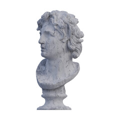 Fototapeta premium Sea Centaur Bust statue, 3d renders, isolated, perfect for your design