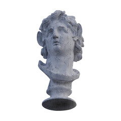 Obraz premium Sea Centaur Bust statue, 3d renders, isolated, perfect for your design