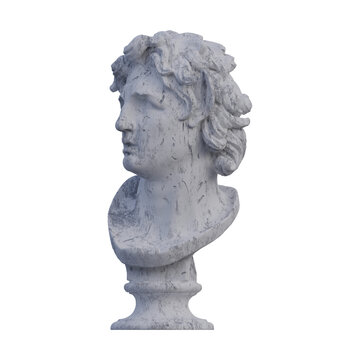 recommend clip art: Sea Centaur Bust  statue, 3d renders, isolated, perfect for your design