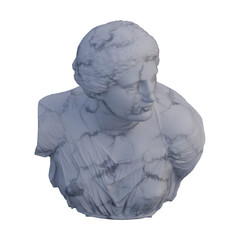 Obraz premium Niobe statue, 3d renders, isolated, perfect for your design