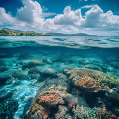 Underwater Paradise: Tropical Coral Reef Ecosystem