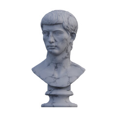 Obraz premium Augustine Prince statue, 3d renders, isolated, perfect for your design
