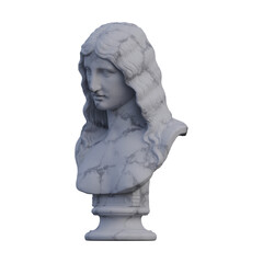 Fototapeta premium Barbarian Woman statue, 3d renders, isolated, perfect for your design
