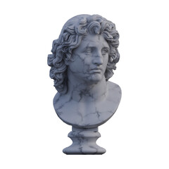 Obraz premium Helios statue, 3d renders, isolated, perfect for your design