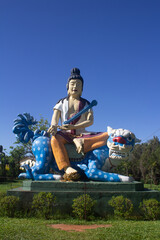 A Colorful Statue in the buddhist temple Chen Tien or 