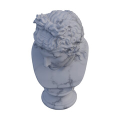 Obraz premium a woman statue, 3d renders, isolated, perfect for your design