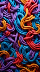 Textile created through interlocking loops, commonly referred to as knit fabric.