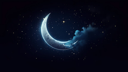 Fototapeta premium Cosmic illustration showing vibrant cosmic background