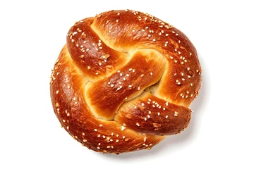 Fototapeten pretzel bread closeup © Asha.1in