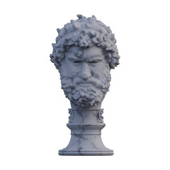 Fototapeta premium Olympian Boxer statue, 3d renders, isolated, perfect for your design