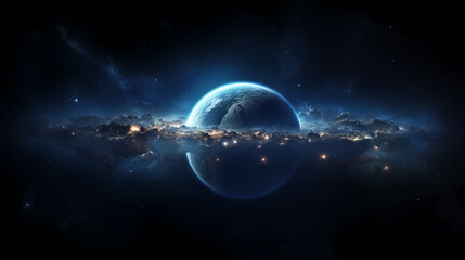 Space background, cosmic science, astronomy background