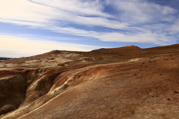 Viewpoint in the Krafla Volcanic System, Iceland