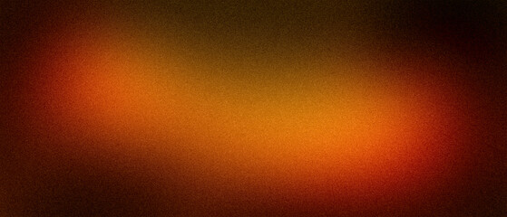 Grainy abstract ultrawide orange yellow gold brown olive gradient premium background with concrete wall texture. Perfect for design, banner, wallpaper, template, creative projects, desktop. Exclusive