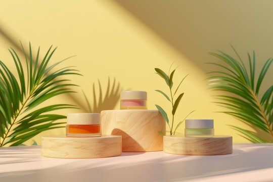 Skincare aquatic perfume cream, antiaging wellness treatment hand washing. Body care anti aging skincare. Treatment spa wellness program powder jar mockup. mist package soap foam pot