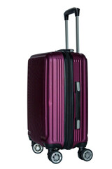 suitcase isolated on white background, travel concept of luggage