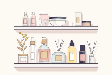 Skincare cleansing oil cream, antiaging wellness treatment bridal beauty service. Body care essential oil massage. Treatment waxing powder jar mockup. lipstick package soap foam pot