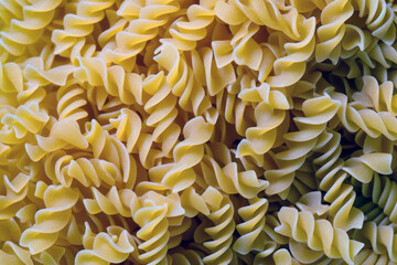 A type of pasta for the background