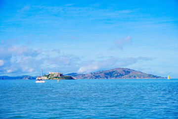 San Francisco, CA, USA: 01 17 2024: San Francisco fisherman's wharf pier landscape