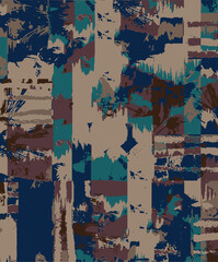 Abstract upholstery Lines brush stroke grunge carpet pattern