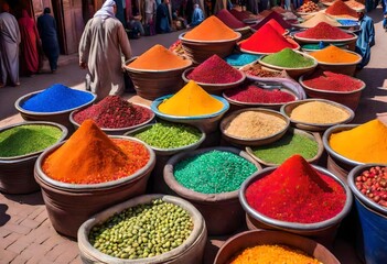 Vibrant street markets in Marrakech