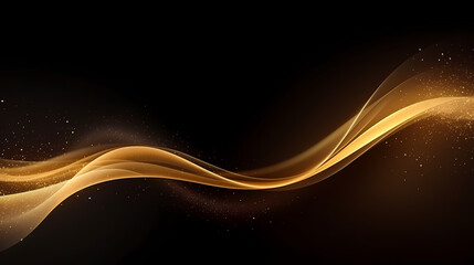 3D golden luxury elements for award ceremony background and podium
