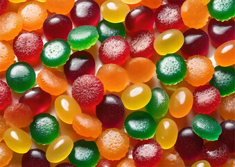 Fototapeta na wymiar colorful jelly candy