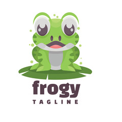 animals water character mascot logo