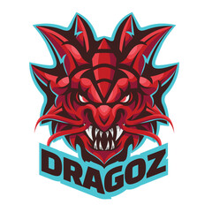 dragon character mascot logo