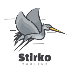 stork bird charcter