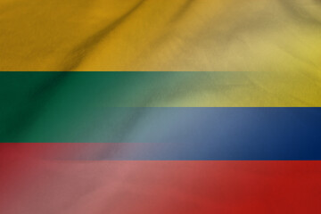 Lithuania and Colombia political flag transborder relations COL LTU