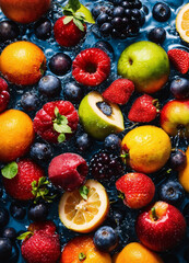 Obraz premium fruit and berries