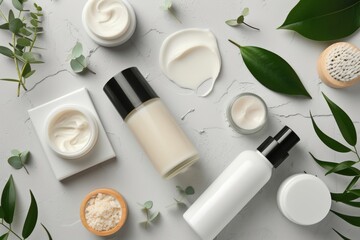 Skincare revitalizing mask cream, antiaging wellness treatment moisture. Body care cleanser. Treatment product packaging powder jar mockup. sandalwood package soap foam pot