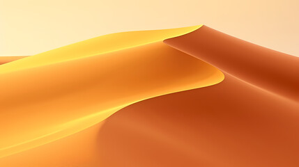 Desert background, desert landscape photography with golden sand dunes