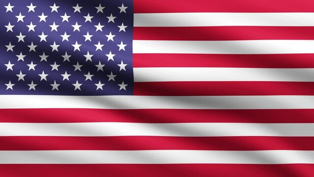 American flag waving full screen background USA flag