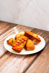 delicious cafe food and beverages and desserts