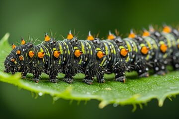 Pests on the farm. Background with selective focus and copy space