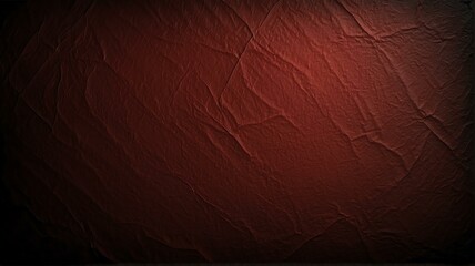 Dark red paper vintage texture with some lighting and black vignette from Generative AI
