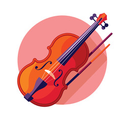 Fototapeta na wymiar Vector Illustration Of Musical Instruments