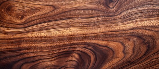 Top view of natural wood texture background, specifically walnut wood with plywood pattern.