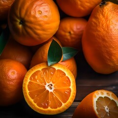 oranges and tangerines