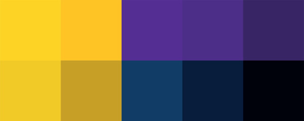 Colour set palette vector illustration