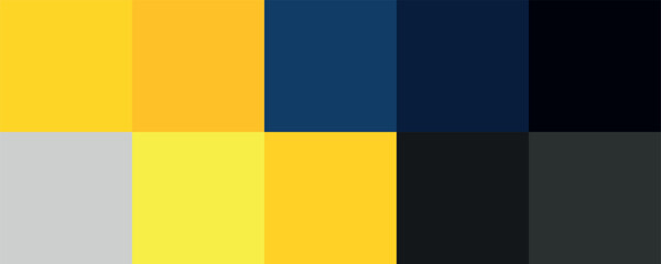 Colour set palette vector illustration