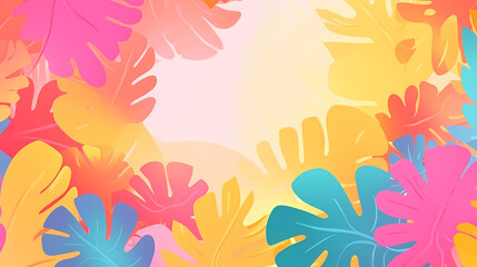 Rainbow gradient abstract colorful watercolor background