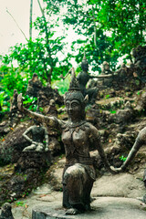 Fototapeta na wymiar Secret Buddha Garden - Tarnim Magic Garden Tambon Na Mueang - Ko Samui District Tajlandia