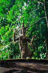 Fototapeta premium Secret Buddha Garden - Tarnim Magic Garden Tambon Na Mueang - Ko Samui District Tajlandia