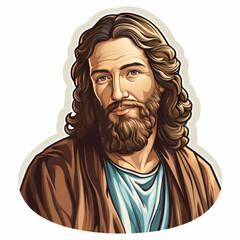 Illustration of Jesus Christ in Robes

