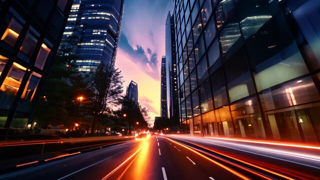 A dynamic business environment surrounding with building in fast paced and ever changing landscape.