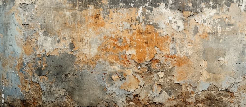 Canvas Prints Weathered wall with water and dirt marks