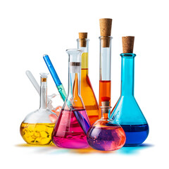 laboratory glassware and tubes